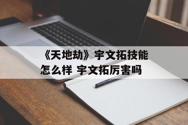 《天地劫》宇文拓技能怎么样 宇文拓厉害吗