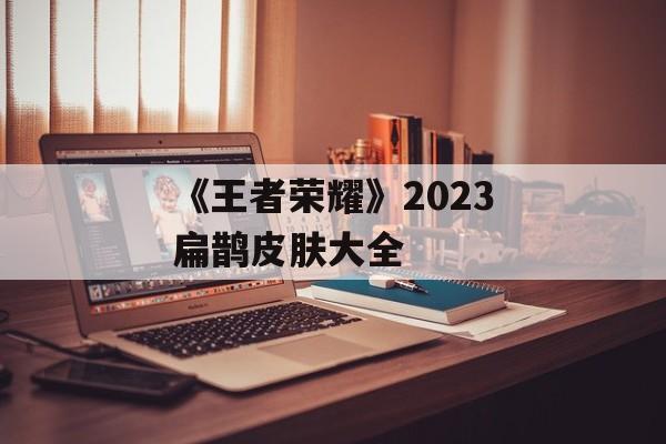 《王者荣耀》2023扁鹊皮肤大全