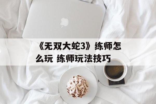 《无双大蛇3》练师怎么玩 练师玩法技巧