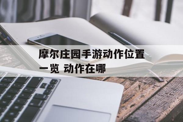 摩尔庄园手游动作位置一览 动作在哪