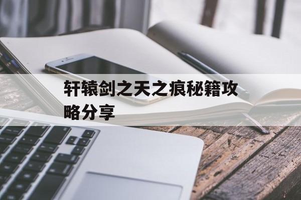 轩辕剑之天之痕秘籍攻略分享