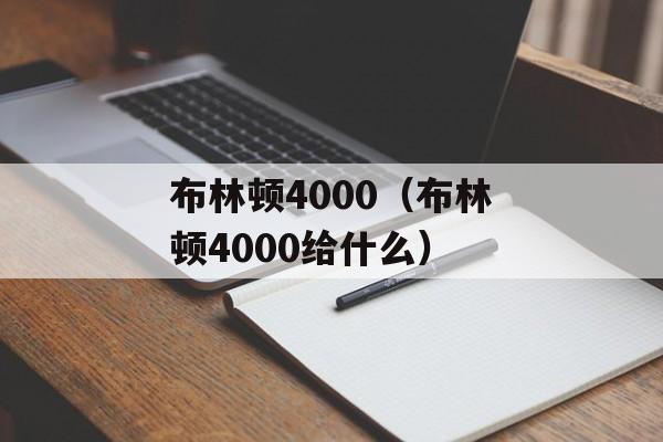 布林顿4000（布林顿4000给什么）