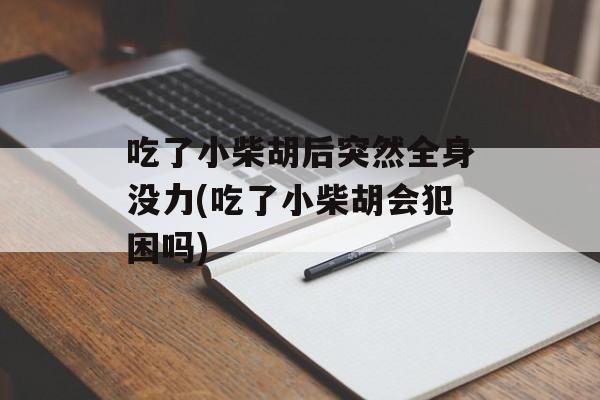 吃了小柴胡后突然全身没力(吃了小柴胡会犯困吗)