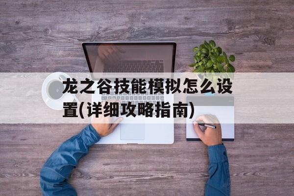 龙之谷技能模拟怎么设置(详细攻略指南)