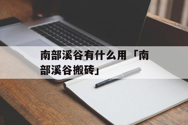 南部溪谷有什么用「南部溪谷搬砖」