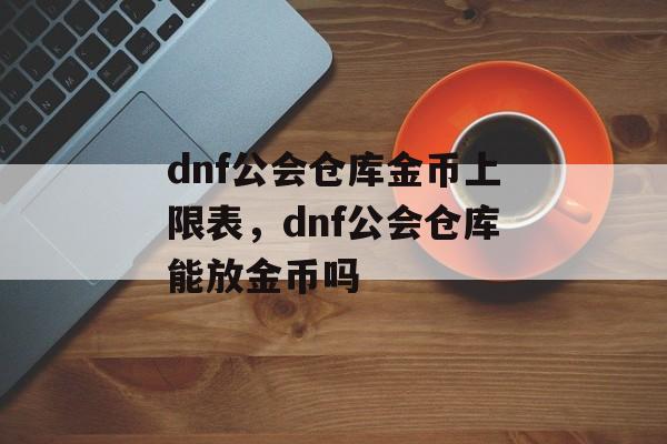 dnf公会仓库金币上限表，dnf公会仓库能放金币吗