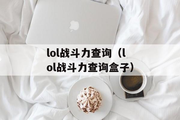 lol战斗力查询（lol战斗力查询盒子）