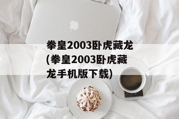 拳皇2003卧虎藏龙(拳皇2003卧虎藏龙手机版下载)