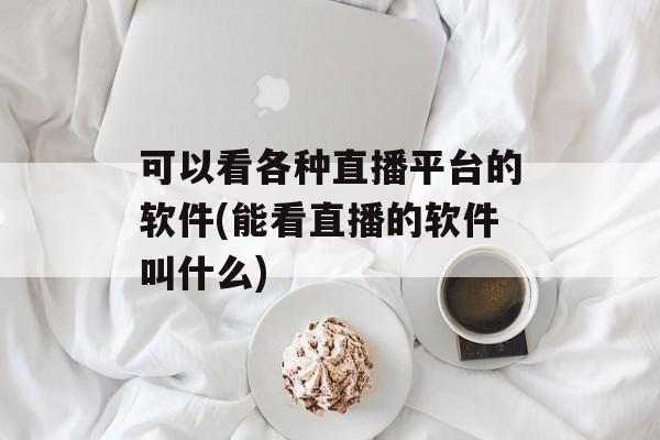 可以看各种直播平台的软件(能看直播的软件叫什么)