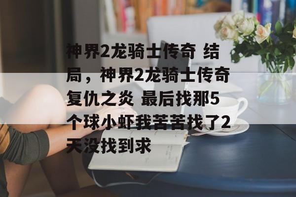 神界2龙骑士传奇 结局，神界2龙骑士传奇复仇之炎 最后找那5个球小虾我苦苦找了2天没找到求