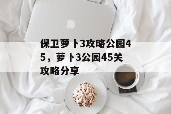 保卫萝卜3攻略公园45，萝卜3公园45关攻略分享