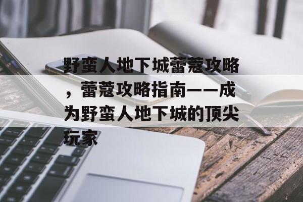 野蛮人地下城蕾蔻攻略，蕾蔻攻略指南——成为野蛮人地下城的顶尖玩家