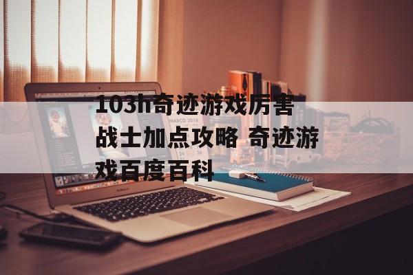 103h奇迹游戏厉害战士加点攻略 奇迹游戏百度百科