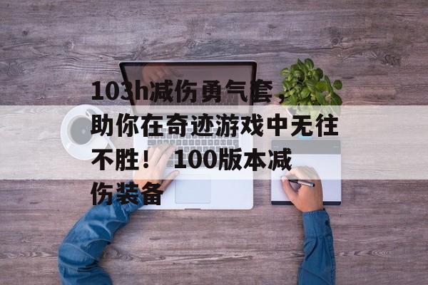 103h减伤勇气套，助你在奇迹游戏中无往不胜！ 100版本减伤装备