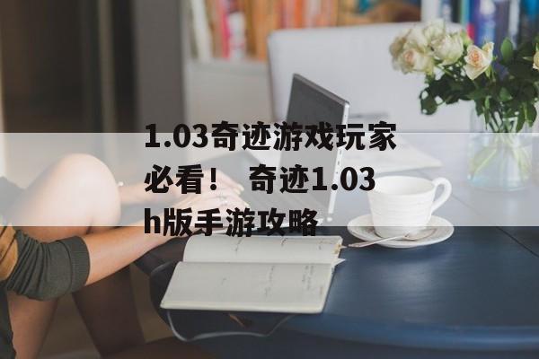 1.03奇迹游戏玩家必看！ 奇迹1.03h版手游攻略