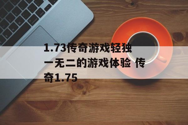 1.73传奇游戏轻独一无二的游戏体验 传奇1.75