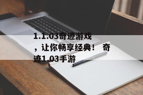 1.1.03奇迹游戏，让你畅享经典！ 奇迹1.03手游