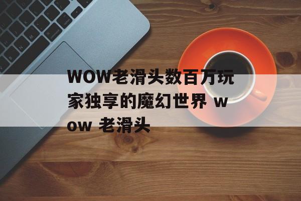 WOW老滑头数百万玩家独享的魔幻世界 wow 老滑头