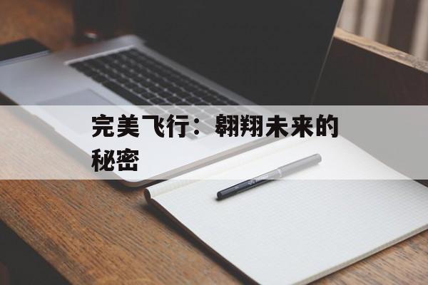 完美飞行：翱翔未来的秘密